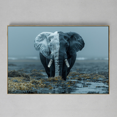 Quadro Decorativo Elefante Paisagem na internet