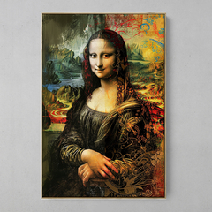 Quadro Decorativo Monalisa Grafite na internet