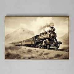 Quadro Decorativo Trem das Montanhas - comprar online