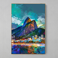 Quadro Decorativo Rio de Janeiro Maravilha do Mundo - loja online