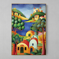 QUADRO DECORATIVO LAGO TARSILA DO AMARAL - comprar online