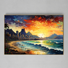 Quadro Decorativo Rio de Janeiro Waves - Ellquadros 