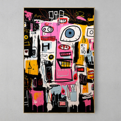 Quadro Decorativo Basquiat Art Expression na internet