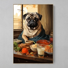 Quadro Decorativo Pug Art Pop Japonesa - comprar online