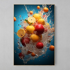 Quadro Decorativo Explosão de Frutas na internet