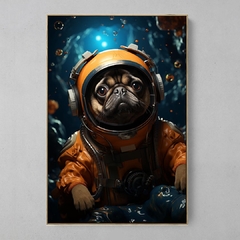 Quadro Decorativo Pug Explorador na internet