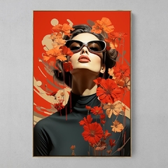 Quadro Decorativo Beautiful Woman Style na internet