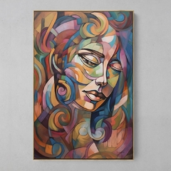 Quadro Geometric Abstract Woman na internet