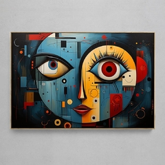 Quadro Decorativo Diferente Olhar estilo Picasso na internet