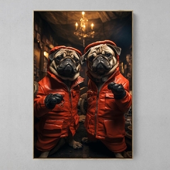 Quadro Decorativo Pugs Pub