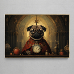 Quadro Decorativo Pug - Bosch Style na internet