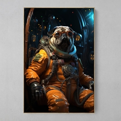 Quadro Decorativo Pug Astronauta na internet