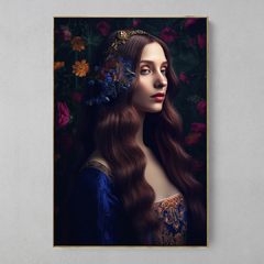 Quadro Long Hair Flower na internet