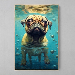 Pug - Salvador Dalí na internet