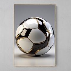 Quadro Decorativo Bola de Futebol Futurística na internet