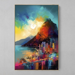 Quadro Decorativo Silhueta Rio de Janeiro - loja online