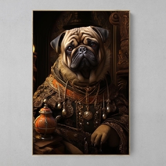 Quadro Decorativo Pug Portrait na internet