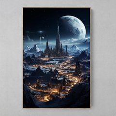 Cidade Lunar Surreal na internet