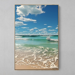 Quadro Areia Mar e Céu Azul - comprar online