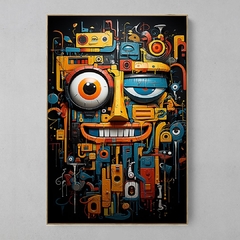 Quadro Decorativo Urban Art Smile na internet