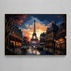 Quadro Decorativo Paris - Estilo Van Gogh na internet