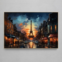 Quadro Decorativo Paris Torre Eiffel - Estilo Picasso na internet