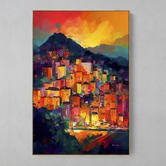 Quadro Decorativo Rio de Janeiro Abstrato - loja online