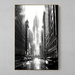 Quadro New York City Black and White - Ellquadros 