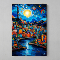 Quadro Decorativo Rio de Janeiro Artístico Romero Britto na internet