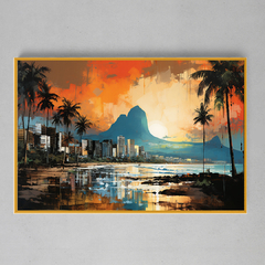 Quadro Decorativo Rio de Janeiro Pintura - loja online