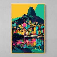 Quadro Rio de Janeiro Reflexos estilo Andy Warhol