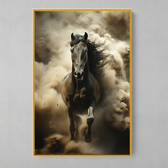 Quadro Decorativo Cavalo Fumaça - loja online