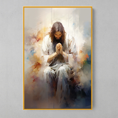 Quadro Decorativo Jesus Orando - loja online