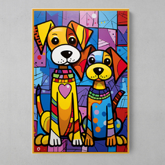 Quadro Decorativo Dogs Romero iBritto - loja online