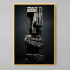 Quadro Decorativo Escultura Equilibrium - loja online