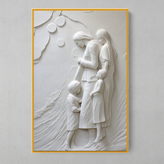 Quadro Decorativo Plaster Family - loja online