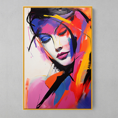 Quadro Decorativo Woman Ink - loja online