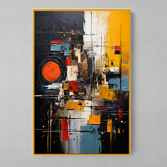 Quadro Decorativo Abstrato Collor - loja online