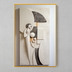 Quadro Decorativo Abstract Plaster - loja online