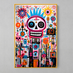 Quadro Decorativo Colorful Graffiti Symbols - loja online