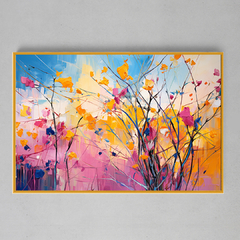 Quadro Decorativo Ink Flowers - loja online