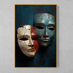 Imagem do Quadro Decorativo Encontro de Máscaras