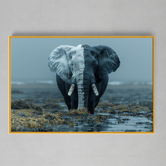 Quadro Decorativo Elefante Paisagem - loja online