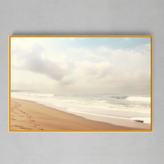 Quadro Decorativo Areia, Céu e Mar - loja online