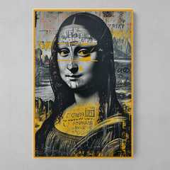 Quadro Decorativo Monalisa Yellow - loja online