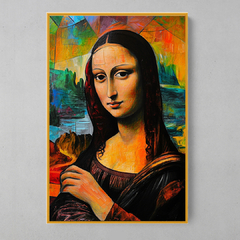 Quadro Decorativo Monalisa Colorful - loja online