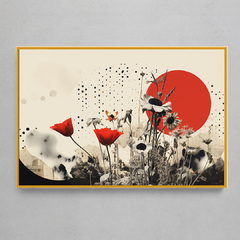 Quadro Decorativo Red Ball Collage - loja online