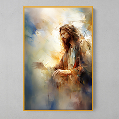 Quadro Decorativo Jesus Abstrato - loja online