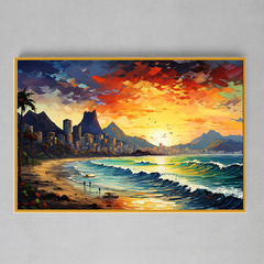 Quadro Decorativo Rio de Janeiro Waves - loja online