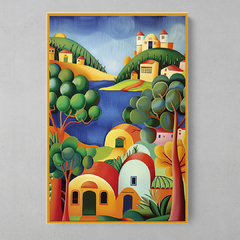 QUADRO DECORATIVO LAGO TARSILA DO AMARAL - loja online